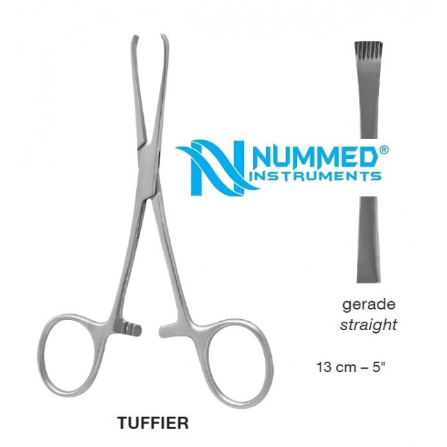 Tuffier Forceps Straight,13 cm Tuffier Forceps Straight,13 cm